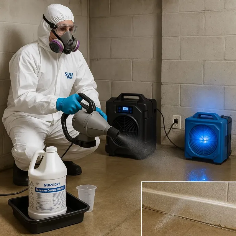 Sanitization and Odor Removal process in Hobart, WI